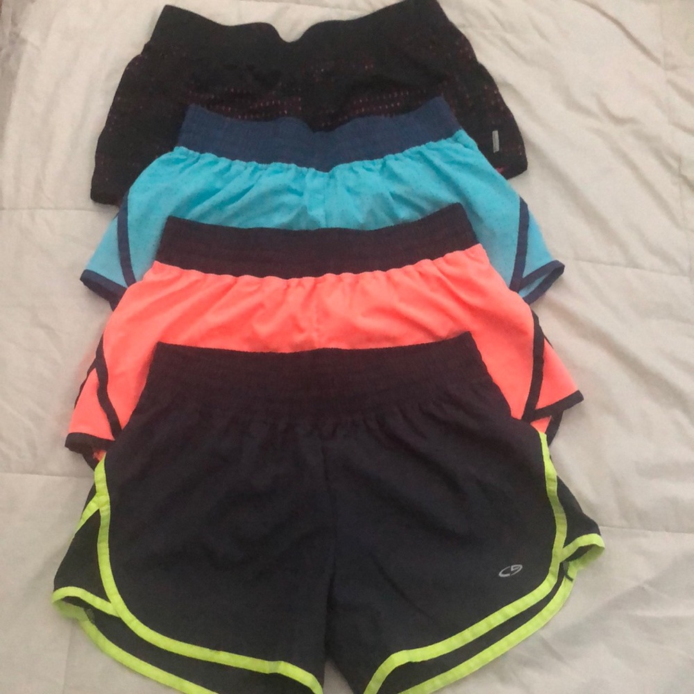 champion athletic shorts set